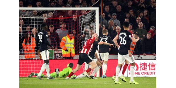 Manchester United3-3 uavgjort med Sheffield United